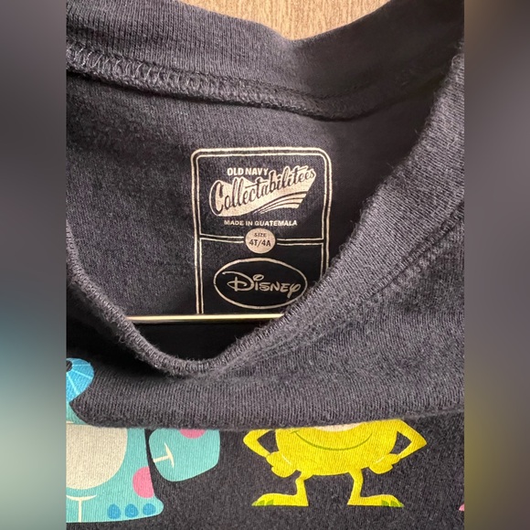 Old Navy/Disney Monster's Inc Long Sleeve Shirt 4T - Picture 3 of 3